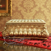 INPHIC-正品歐式複古家居家飾工藝品宮廷樹脂銀色紙巾盒